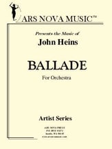 Ballade Orchestra sheet music cover